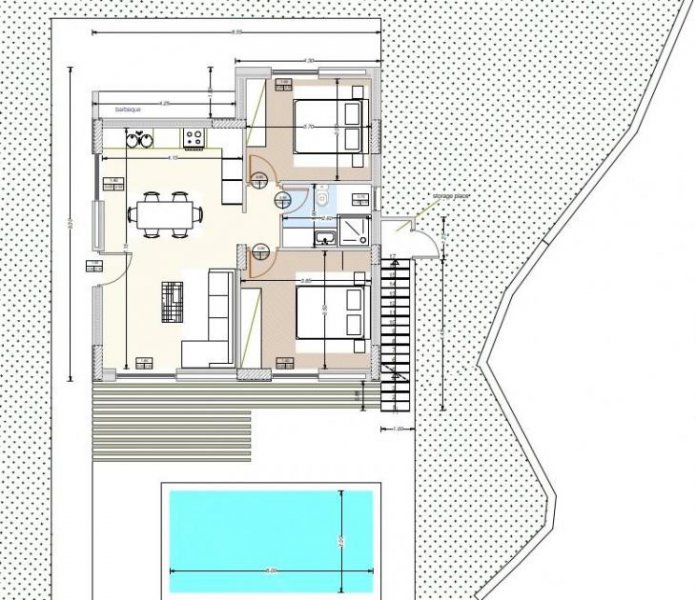 Ammoudara bei Agios Nikolaos Kreta, Ammoudara: Neubau! Villa mit Swimmingpool bei Agios Nikolaos zu verkaufen Haus kaufen